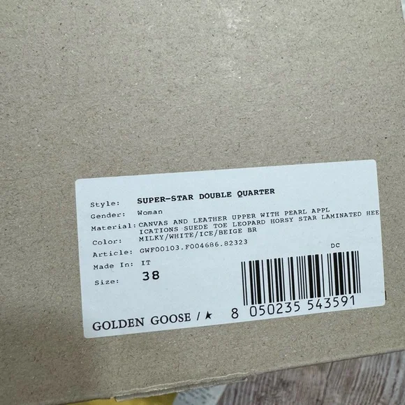 Golden Goose Superstar Sneakers in White and Beige - Picture 3 of 13